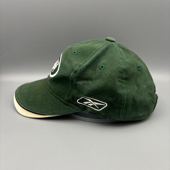 New York Jets Hat Cap Adjustable Green White NFL Football Reebok Pro Line - Picture 2 of 8